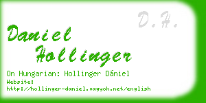 daniel hollinger business card